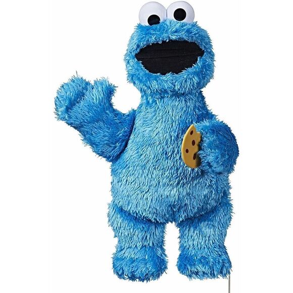 Sesame Street Feed Me Cookie Monster Plush: Interactive 13 Inch Cookie Monster,